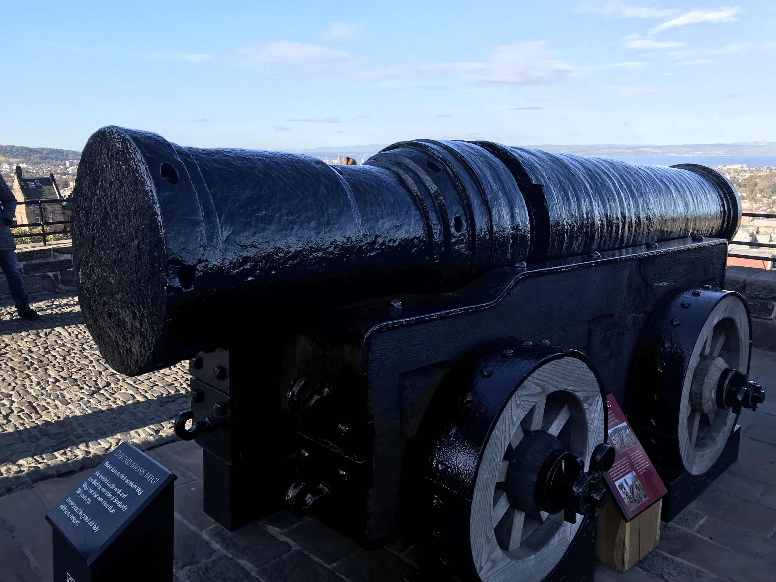 Old original cannon at Fort Knox Maine